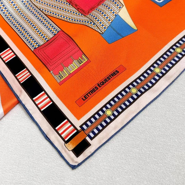 HERMES 25S SCIARPA 90 IN SETA 735838