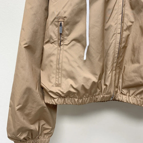 MIUMIU ZIP-UP HOODED JACKET 25S 268032