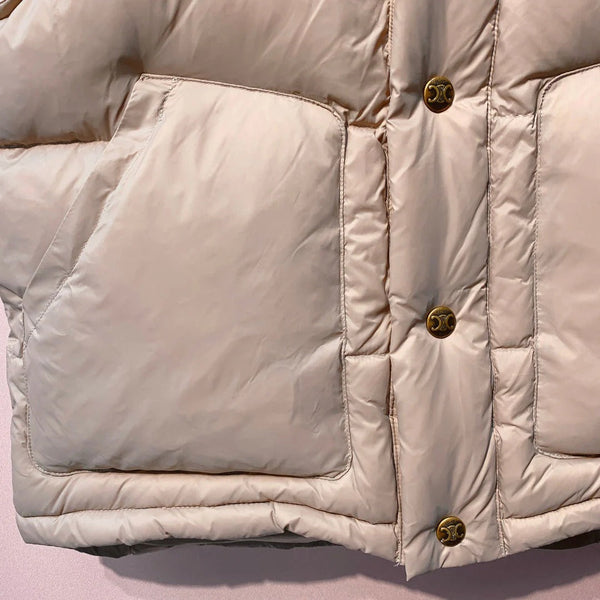 CELINE 25S UFFER VEST WITH KNIT COLLAR 0044