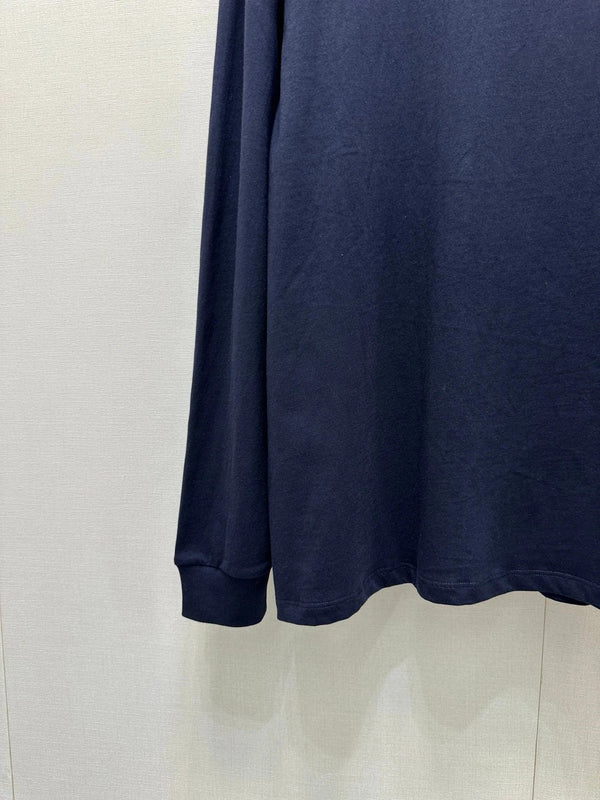 MIUMIU LONG-SLEEVE CREW NECK T-SHIRT STYLE 58