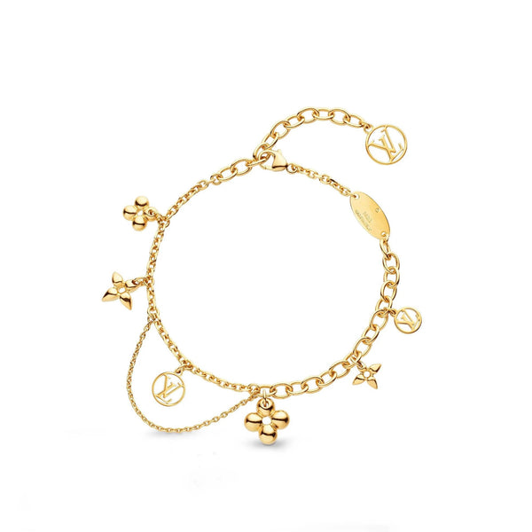 BRACCIALE LV BLOOMING IN ORO ROSA CON BORCHIE