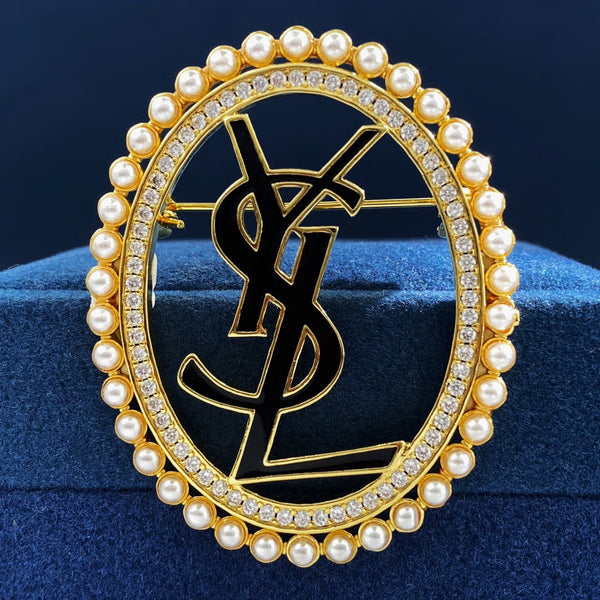 YSL Brooch Gold 172642