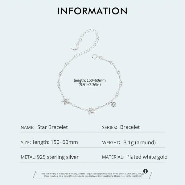 Adjustable LengthCharm Chain Bracelet Gift