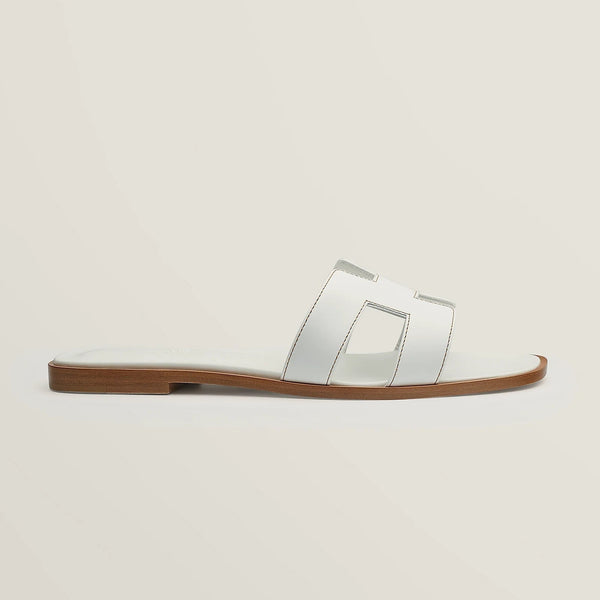 HM 25 Oran Sandal White Calfskin