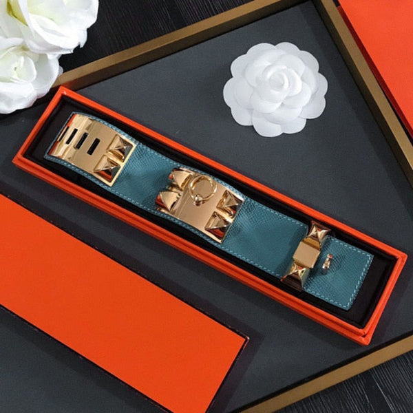 Bracciale HM Collier De Chien in oro rosa da 4 cm