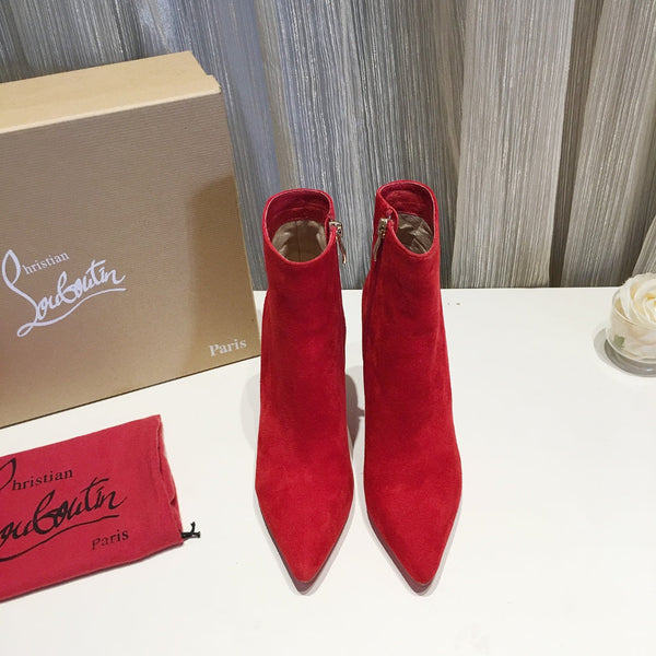 CL So Kate Booty Ankle Boots 100mm Suede Red