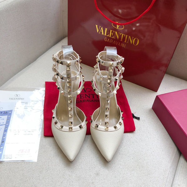 Valentino Rockstud Caged Pump Leather