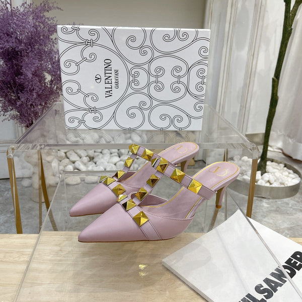 Valentino Pump Mule Heels 65mm Sheepskin 239589