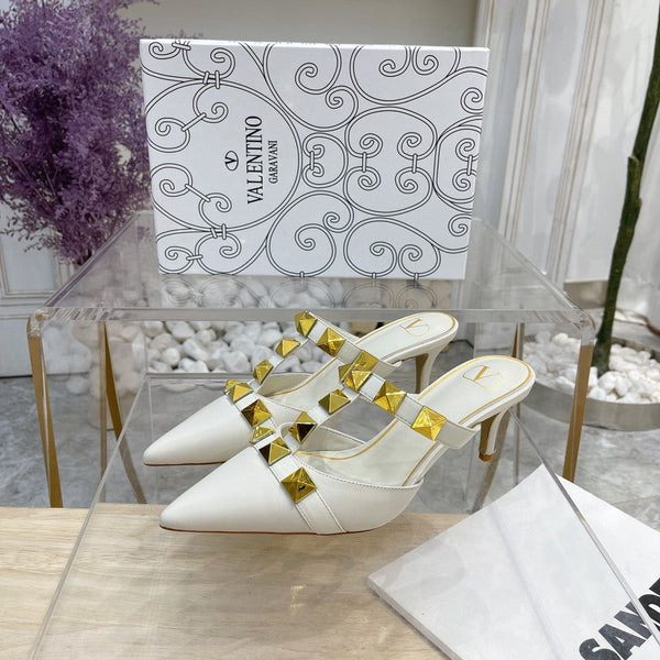 Valentino Pump Mule Heels 65mm Sheepskin 239589