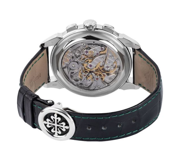 Patek Philippe Patek Philippe Perpetual Calendar Chronograph Green Dial Platinum 41 mm