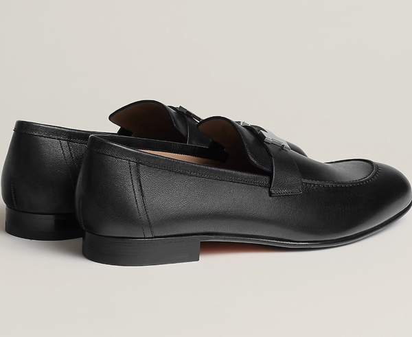HM Paris Loeafer Black Goatskin