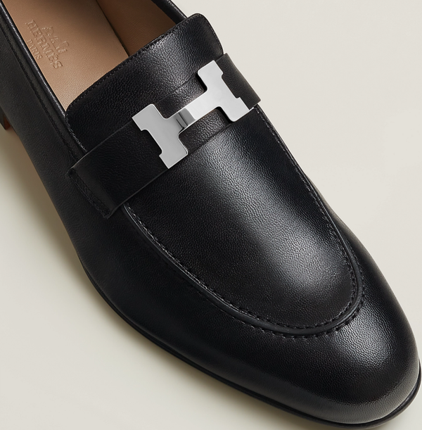 HM Paris Loeafer Black Goatskin