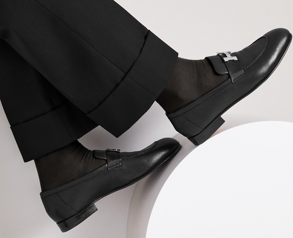 HM Paris Loeafer Black Goatskin