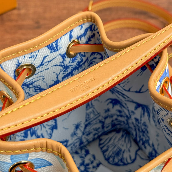 by the pool nano noe 13 lagoon blue monogram canvas