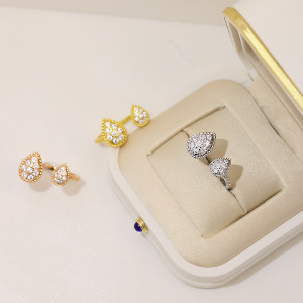 ANELLO BOHEME 2 MOTIVI DIAMANTI