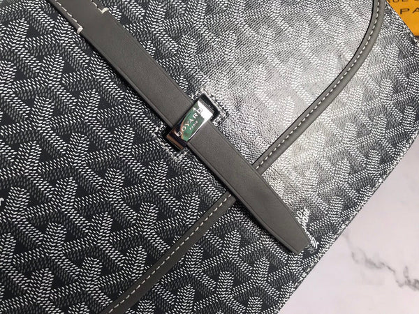 BELVEDERE MM BAG 28CM GREY CANVAS