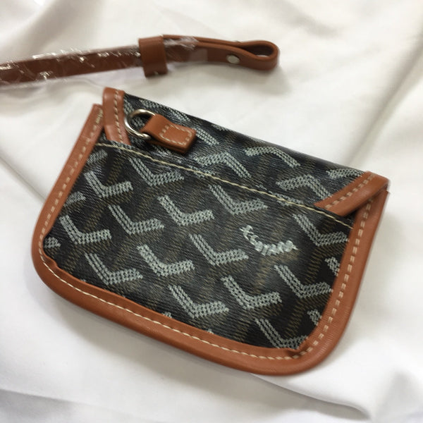 MINI HOBO BOHEME 38CM TELA NERA E MARRONE CHIARO