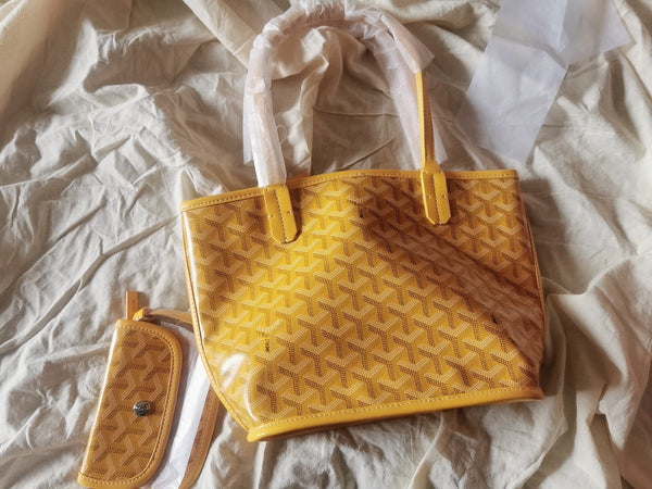 MINI HOBO BOHEME 38CM YELLOW CANVAS