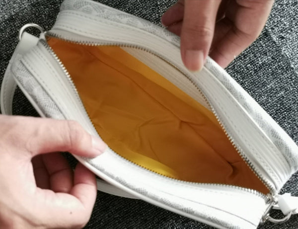 BORSA CAP-VERT PM 23X8X14CM TELA BIANCA