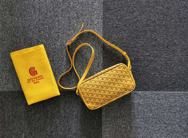 BORSA CAP-VERT PM 23X8X14CM TELA GIALLA