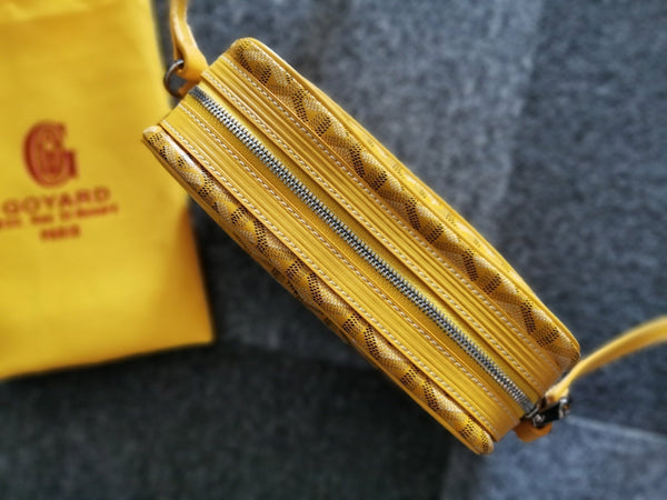 BORSA CAP-VERT PM 23X8X14CM TELA GIALLA