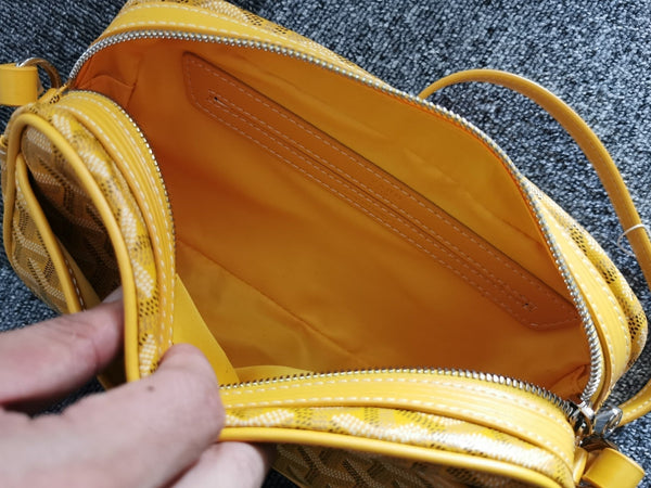 BORSA CAP-VERT PM 23X8X14CM TELA GIALLA