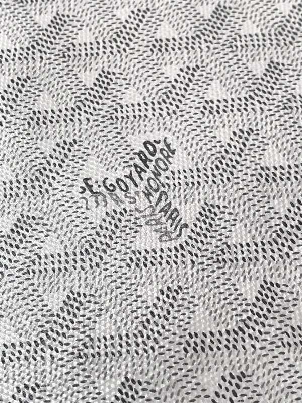 GOYA SECOND-HAND TOAST BAG 21CM WHITE CANVAS