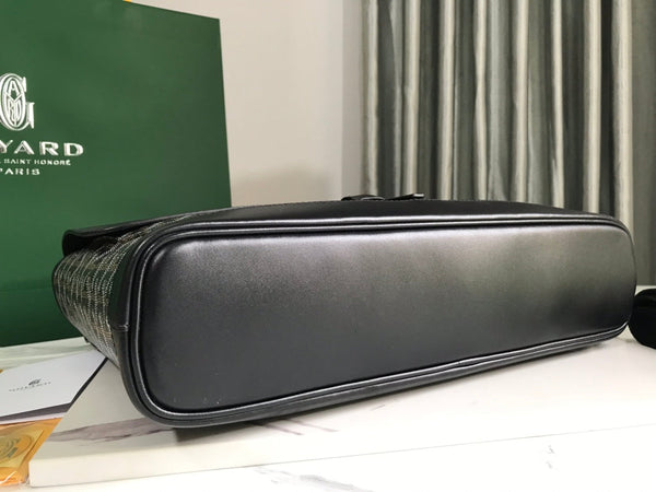 GOYARD CITADIN BAG 38CM BLACK CANVAS