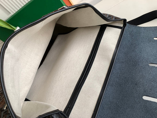 GOYA STEAMER PM BAG 48CM BLACK CANVAS