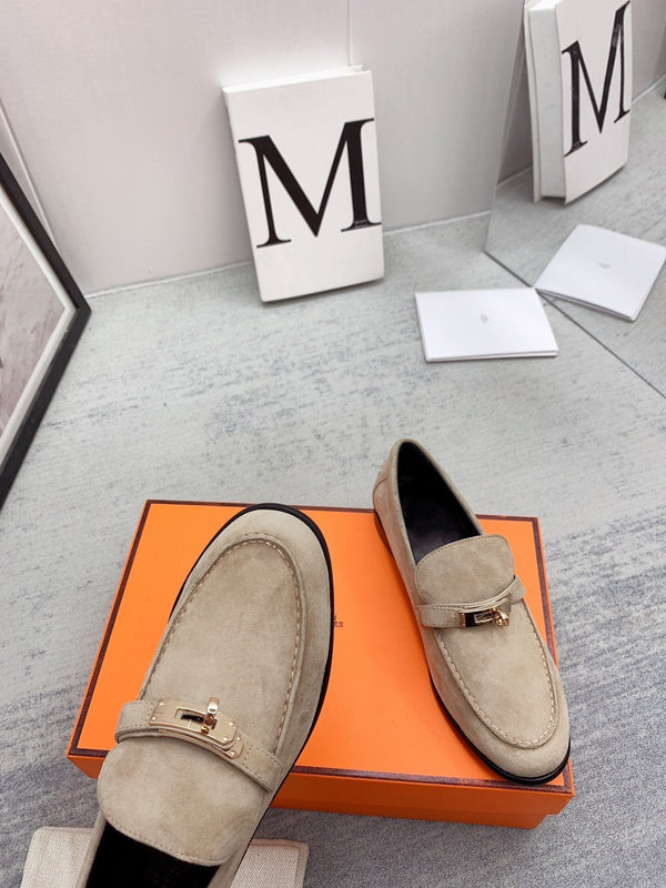 Destin Loafer Suede Beige