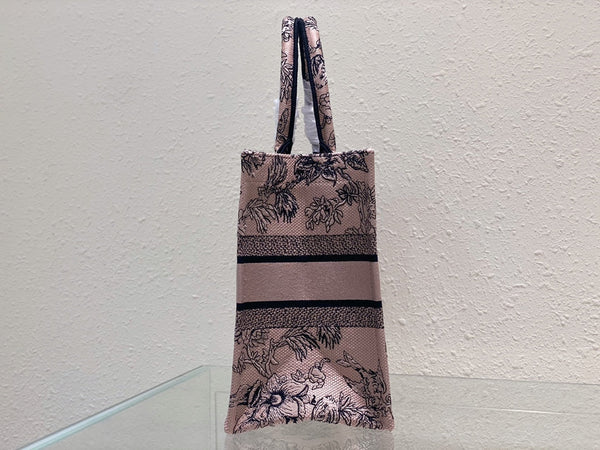 Medium CD Book Tote 36cm Jardin Botanique Pink