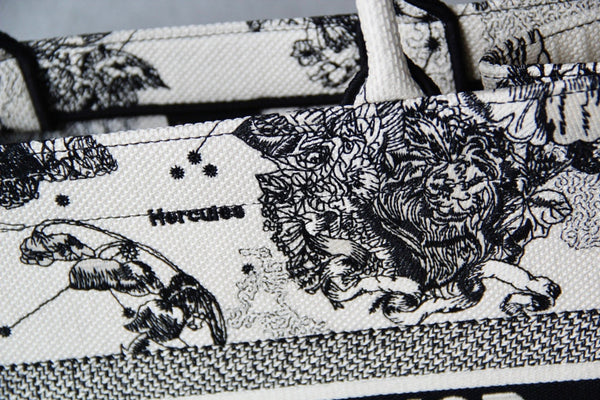 Medium CD Book Tote 36cm Hercules White