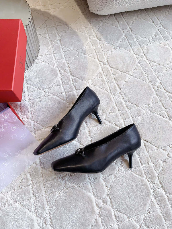 Vlogo Spool Square Toe Nero