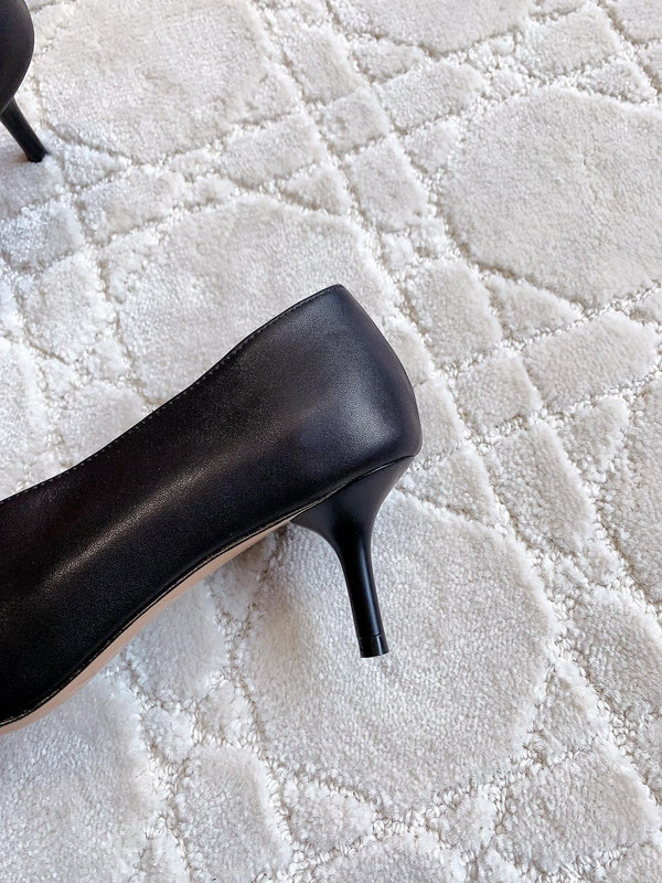 Vlogo Spool Square Toe Nero