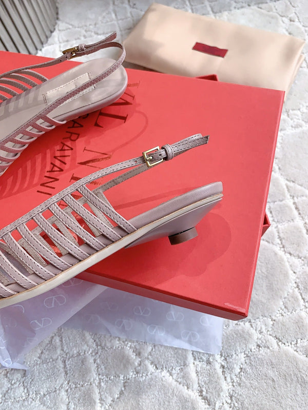 Mesh Slingback Ballerina Rose Cannelle