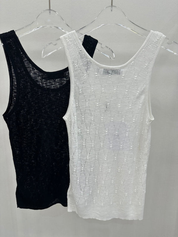 CD Mesh Tank Top