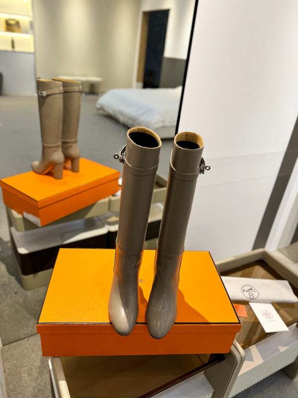 HM Story 85 Boot Beige Light Brown Cowhide 961671