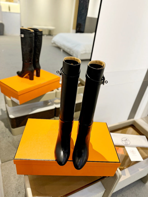 HM Story 85 Boot Black Cowhide 961673