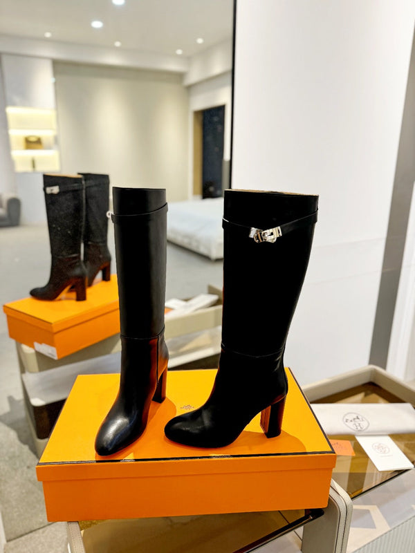 HM Story 85 Boot Black Cowhide 961673