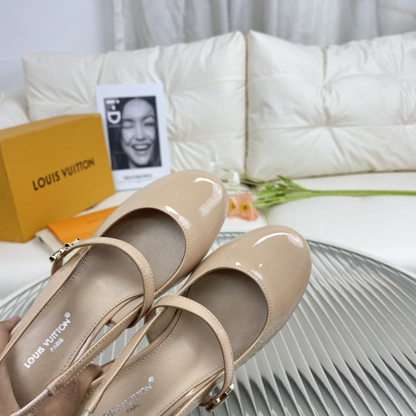 LV Slingback Beige Pelle di Agnello