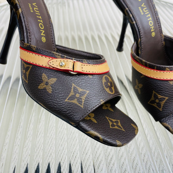 LV Neo Revival 85mm Dark Brown Monogram Calfskin