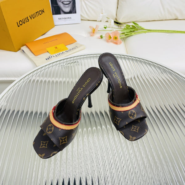 LV Neo Revival 85mm Dark Brown Monogram Calfskin