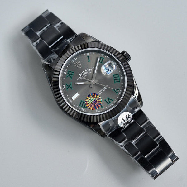 DATEJUST 41MM CUSTOM BLACK PVD WIMBLEDON DIAL