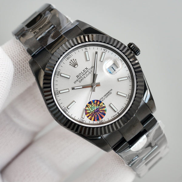 DATEJUST 41MM CUSTOM BLACK PVD WHITE DIAL