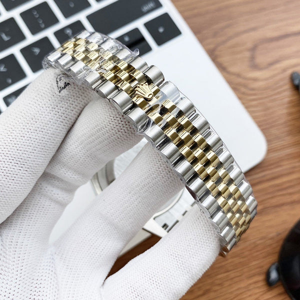 DAY-DATE 40 GOLD STEEL JUBILEE BRACELET