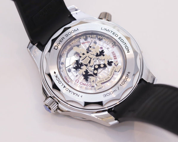 SEAMASTER DIVER 300 007 CERAMIC BEZEL STAINLESS STEEL BLACK DIAL