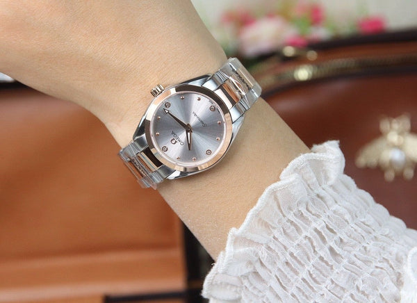 SEAMASTER QUARTZ 33MM TWO-TONE GREY DIAL