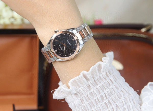 SEAMASTER QUARTZ 33MM TWO-TONE BLACK DIAL