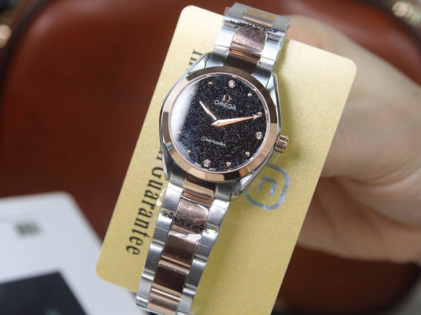 SEAMASTER QUARTZ 33MM TWO-TONE BLACK DIAL