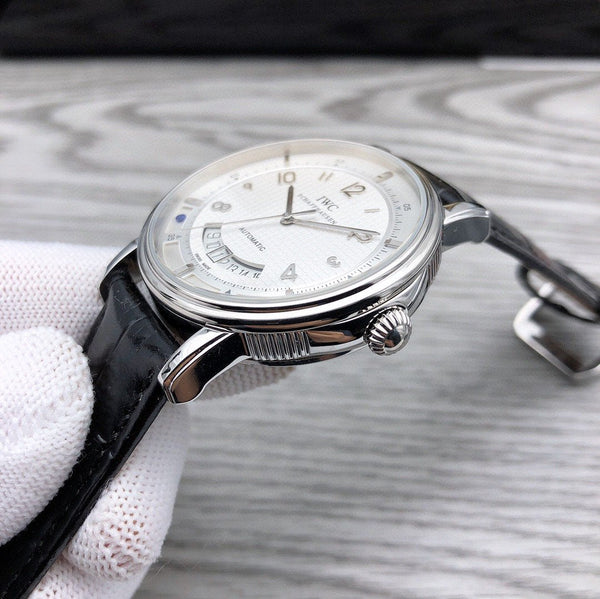 DAVINCI AUTOMATIC STAINLESS STEEL LEATHER